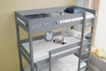 Triple Sleeper Wooden Bunk Bed for Kids