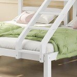 Triple Sleeper Bunk Bed with Side Ladder