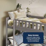 Stylish Grey Shorty Bunk Bed for Kids