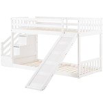 Kayan Bunk Bed with Steps and Slide