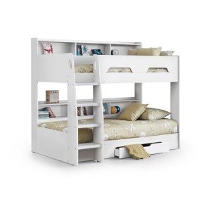 Julian Bowen White Orion Single Bunk Bed