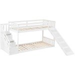 Kayan Bunk Bed with Slide and Stairs