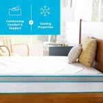 Memory Foam and Coil Spring Bunk Bed Mattress