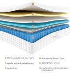 Hiepunos 10.2" Double Hybrid Mattress - Ergonomic Comfort