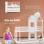 Kayan Treehouse Bunk Bed with Ladder and Canopy