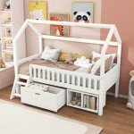 Merax Kids Bunk Bed with Stairs and Storage