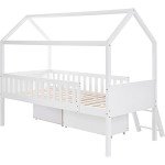 Merax Kids Bunk Bed with Stairs and Storage