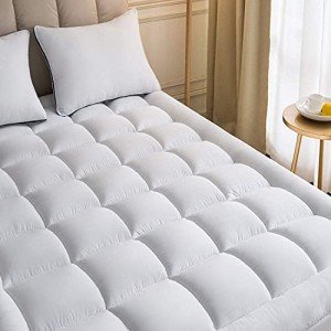 Plush Cooling Mattress Topper for Bunk Beds