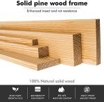 Kids' Solid Pine Mid Sleeper Bunk Bed with Stairs