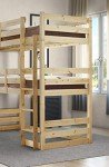Fusion Raised Twin Bunk Bed, 3ft Single