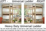 Fusion Raised Twin Bunk Bed, 3ft Single