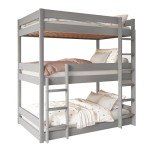 Blisswood Triple Bunk Bed in Solid Pine