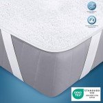 Waterproof Euro Single Bed Mattress Protector – White