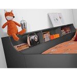White and Grey Kids Mid Sleeper Bunk Bed