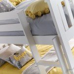 Oslo White Wooden Quad Bunk Bed for Kids