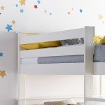 Oslo White Wooden Quad Bunk Bed for Kids
