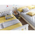 Oslo White Wooden Quad Bunk Bed for Kids