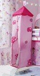 White Mid Sleeper Cabin Bed with Fairy Tent