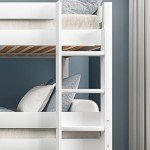Blisswood Triple Sleeper Wooden Bunk Bed, White