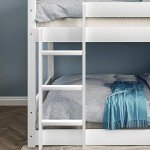 Blisswood Triple Sleeper Wooden Bunk Bed, White