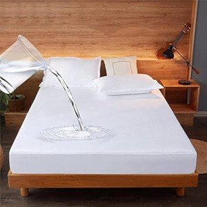 Waterproof Double Bed Mattress Protector Cover 30cm Deep