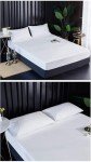 Waterproof Double Bed Mattress Protector Cover 30cm Deep