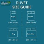 King Size Hotel Quality Microfiber Duvet 7.5 Tog