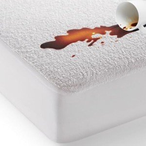 Waterproof Cotton Terry Mattress Protector for Double Beds