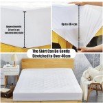 Double Size Quilted Mattress Protector - Hypoallergenic