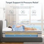 Vesgantti 10.3" Hybrid Single Mattress 3FT