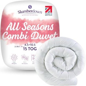 All Seasons 15 Tog Double Duvet Combo
