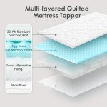 EHEYCIGA Gel Memory Foam Mattress Topper