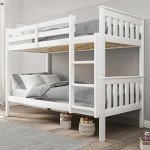 Blisswood Solid Wood Double Bunk Bed for Kids