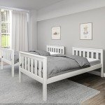 Blisswood Solid Wood Double Bunk Bed for Kids