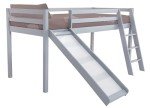 Blisswood Kids Bunk Bed with Slide, Grey