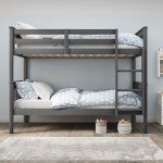 Blisswood Wooden Twin-Over-Twin Bunk Bed
