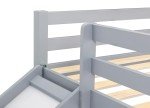 Blisswood Kids Bunk Bed with Slide, Grey