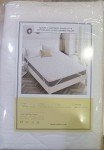 Quilted Mattress Protector for Bunk Beds - White