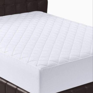 Double Extra Deep Quilted Mattress Protector - White