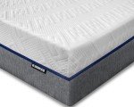 Blisswood Triple Bunk Bed with Mattresses (Grey)