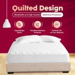 Double Quilted Microfiber Mattress Protector - Non-Allergenic