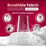 Double Quilted Microfiber Mattress Protector - Non-Allergenic