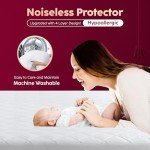 Double Quilted Microfiber Mattress Protector - Non-Allergenic