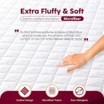 Double Quilted Microfiber Mattress Protector - Non-Allergenic