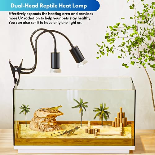 HOSUN Bearded Dragon Heat Lamp (Black)