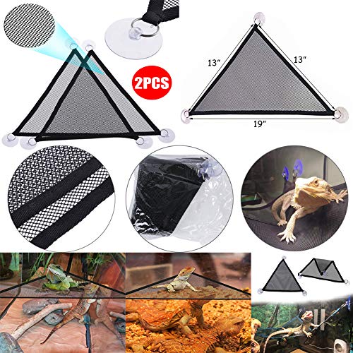 Bearded Dragon Jungle Climbing Hammock with Suctions