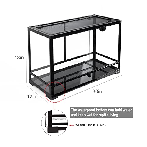 Reptile Terrarium for Bearded Dragons and Geckos