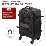 Star Cloud Water-Resistant Rolling Backpack with Wheels