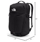 Sleek Black Commuter Laptop Backpack by The North Face