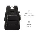 TUMI Voyageur Denver Nylon Backpack - Black/Gunmetal
